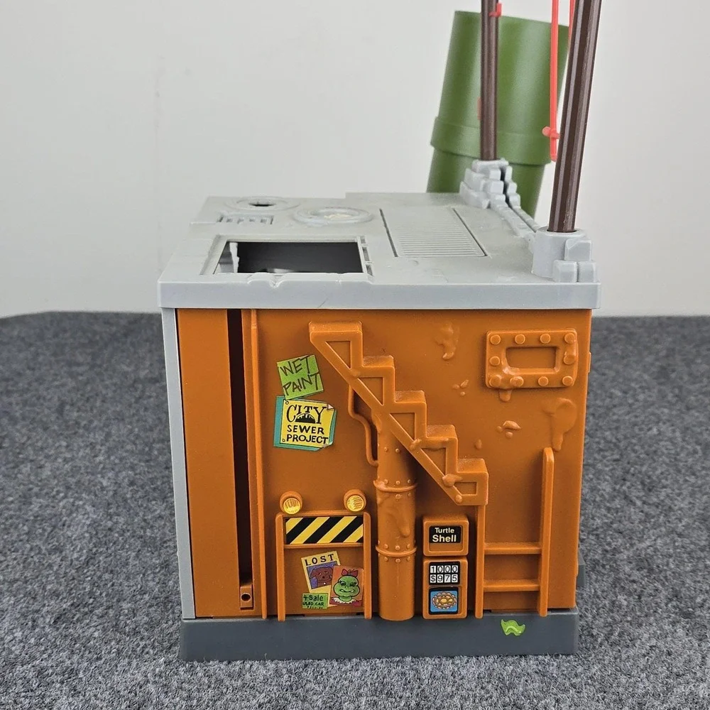 VTG 1989 TMNT Mutant Ninja Turtles Playmates Sewer Lair Playset Near Complete S
